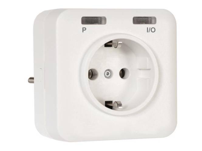 ELDAT Steckdosen-Empf. RCP20EN5001A01-K Easywave 230V 1xSchließer D/A/NL/S/N ws Install.Baumaterial