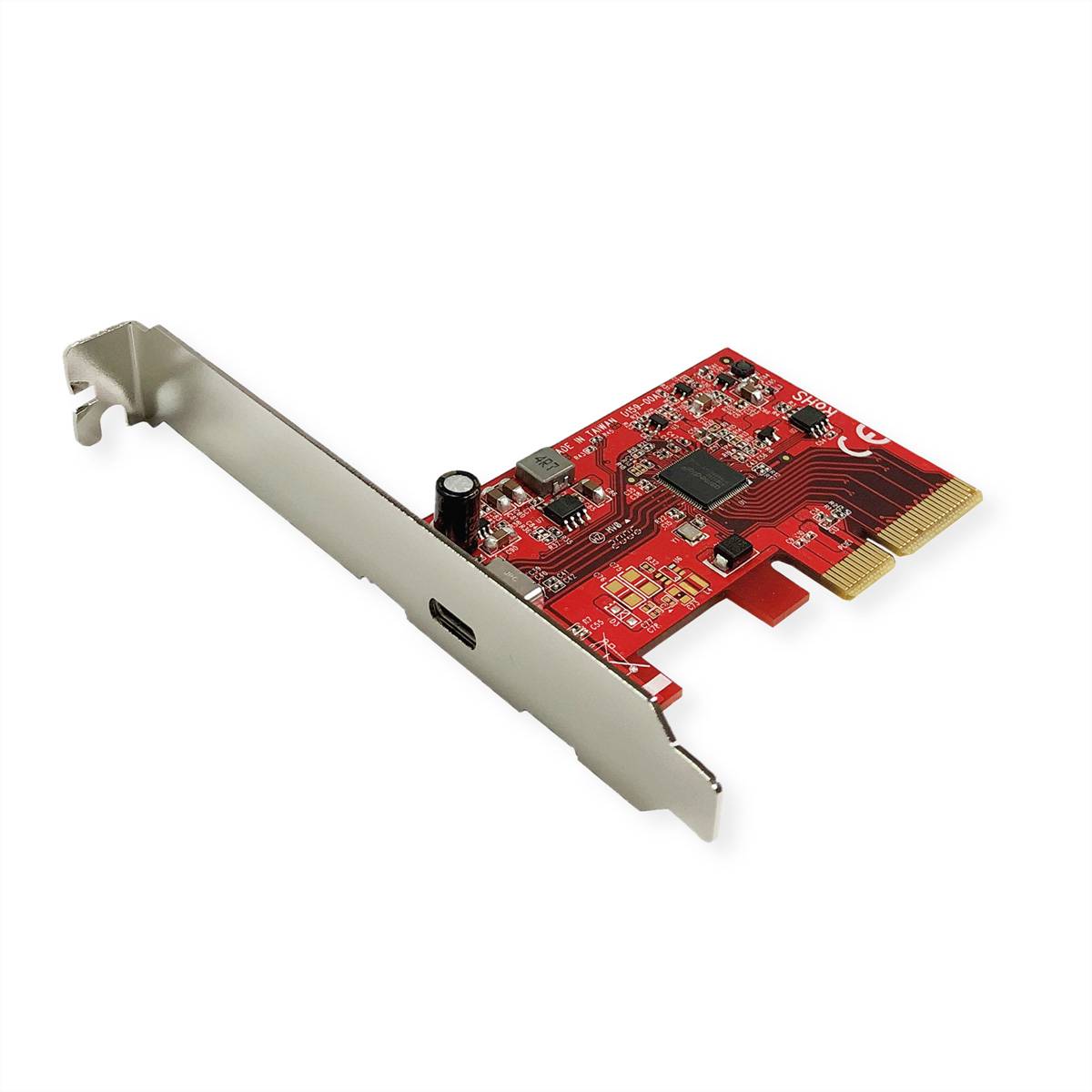 ROLINE PCI-Express-Karte, USB 3.2 Gen 2x2, 1 Port Typ C Schnittstellenkarten