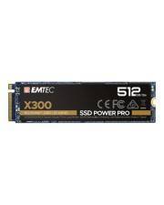 Emtec SSD M.2 NVMe PCIe 3.0 X300 512GB Intern Multimedia-Technik Solid State Drives