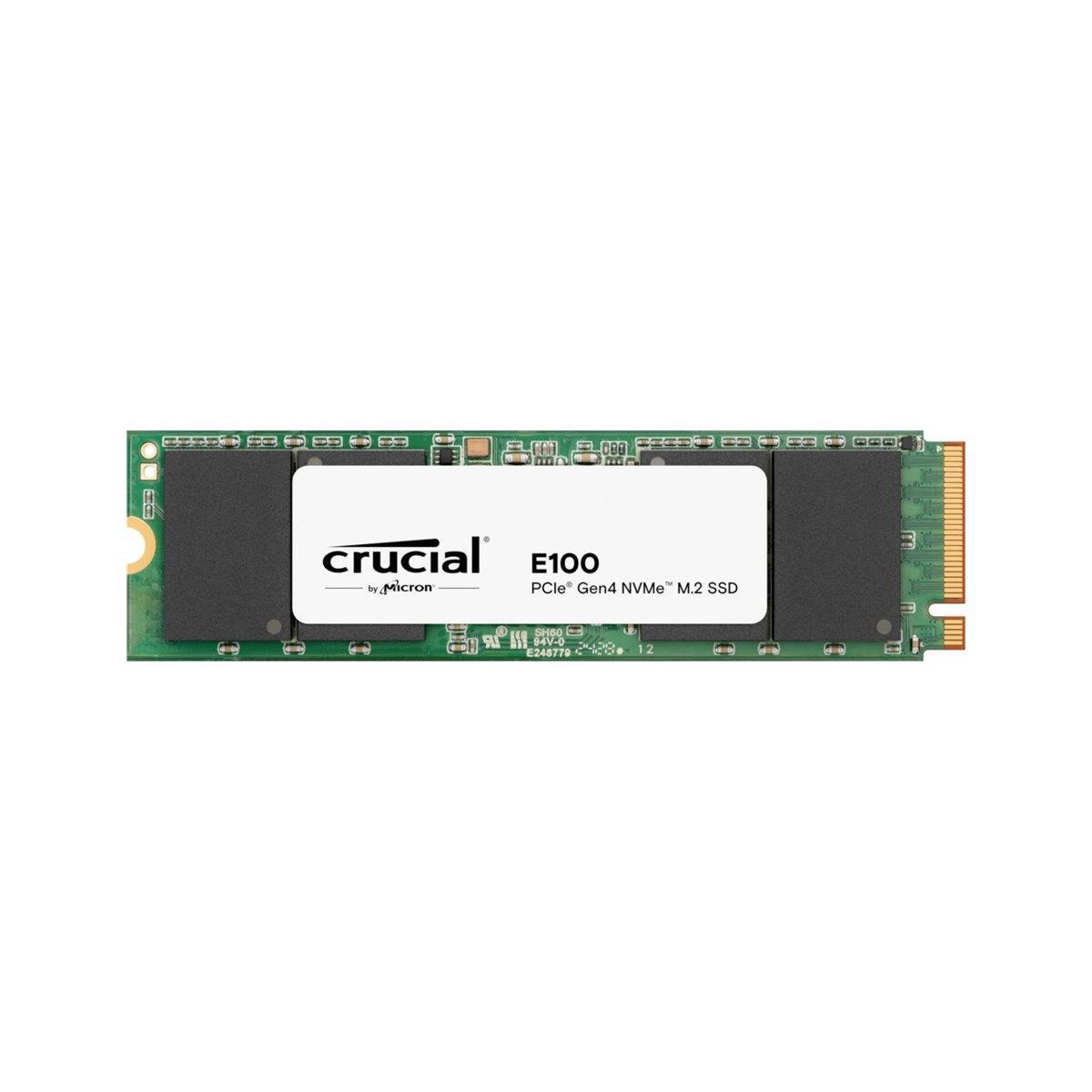SSD 480GB Crucial M.2(2280) E100 Gen4 NVMe PCIe intern retail Multimedia-Technik Solid State Drives