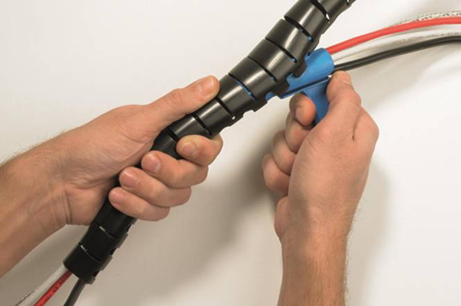 Hellermann HWPP8-PP-BK 25m Kabelbündel- schlauch 7-9mm m.Werkz.161-64101 (Inhalt 25 Stück)