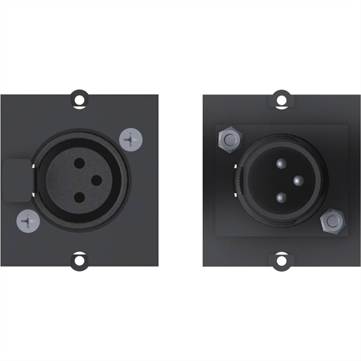 BACHMANN Rahmen XLR 3-polig BAM-3 Stromversorgung