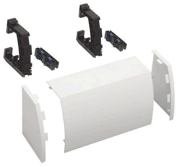 Hager Kabelrangierkanal 1feldig FZ441N aufsteckbar HxBxT176x300x135mm RAL9010 Install.Baumaterial