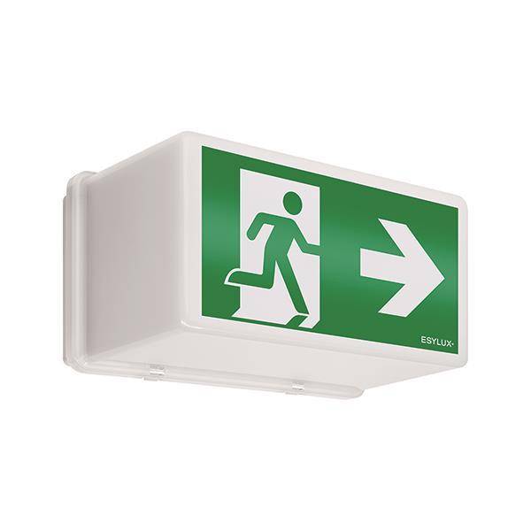 ESY LED-Notleuch. SLB 2,5W 3h EN10026836 EKW 21m IP54 Wand/Decke 150x250x135mm Techn.Licht/Wohnraum