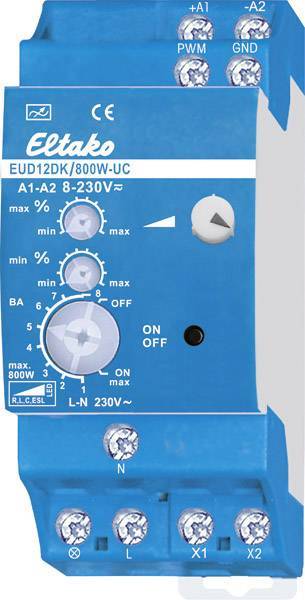 Eltako EUD12DK/800W-UC Universal Dimmschalter m.Drehknopf 21100810 Install.Baumaterial