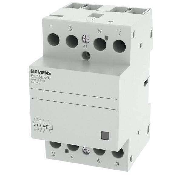 Siemens 5TT50400 INSTA SchÃ¼tz 4S Kontakt f.230AC 400V 40A Ansteuerung 230VAC Install.Baumaterial