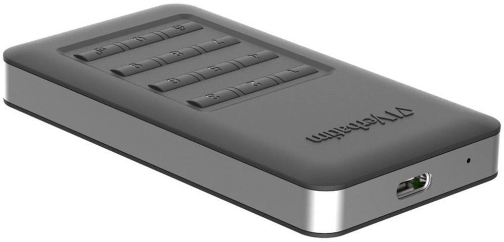 SSD 256GB Verbatim Store'n Go 2,5 Secure USB 3.1 schwarz extern retail Multimedia-Technik Solid