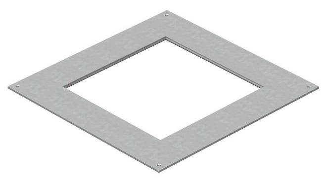 OBO DUG 350-3 9 Montagedeckel 350-2/3 f. ** GES9 383x383x4 St FS 7400513 Install.Baumaterial
