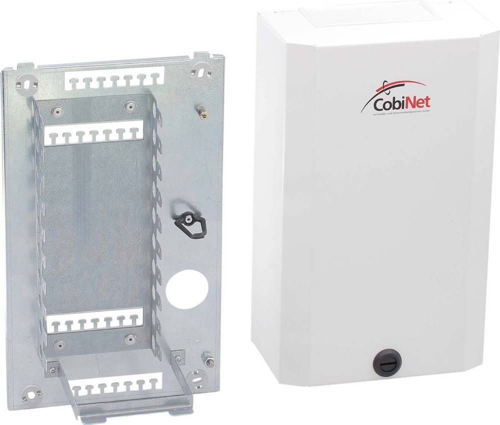 CobiNet 112697 VKA2/Montagewanne Verteilergeh. Stahl f.100DA 203x333x115 Install.Baumaterial