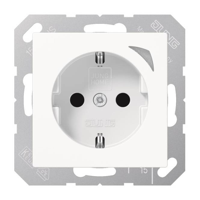 Jung JUNG HOME SCHUKO BTA1521SWW Steckdose Install.Baumaterial Schaltermat/Geb.Steu KNX