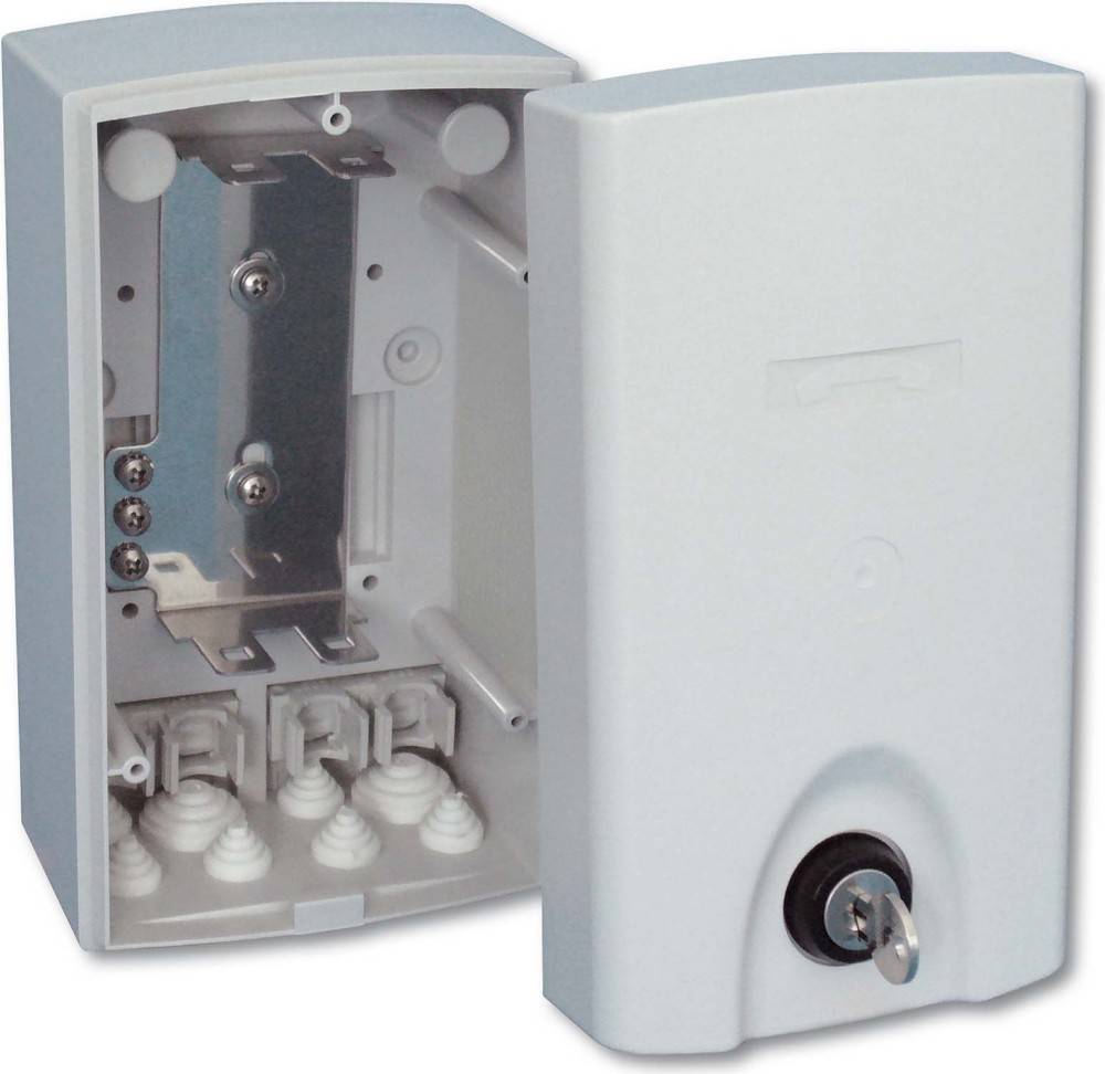 CobiNet 105336 Verteiler KS 20 AP m.Schloss m.Montagewanne 103x185x93 Install.Baumaterial