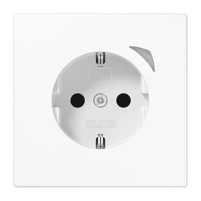 Jung JUNG HOME SCHUKO BTLS1521SWW Steckdose Install.Baumaterial Schaltermat/Geb.Steu Smart Home