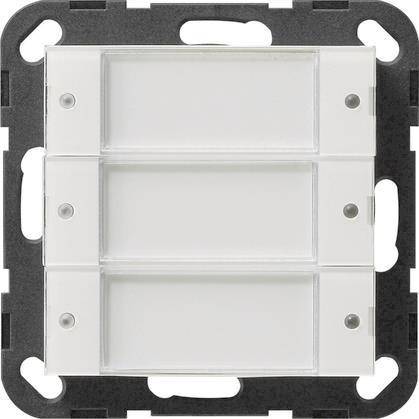 „Drei weiße leere Schaltertasten