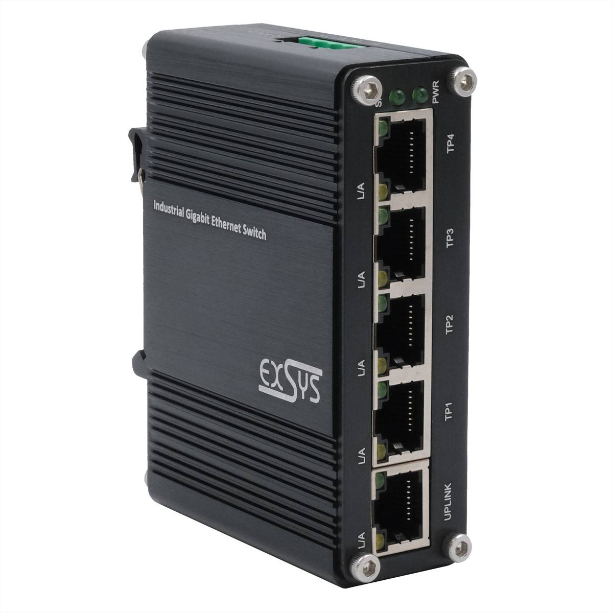 EXSYS EX-62020 5-Port Industrie Ethernet Switch Netzwerk-Infrastruktur Switches