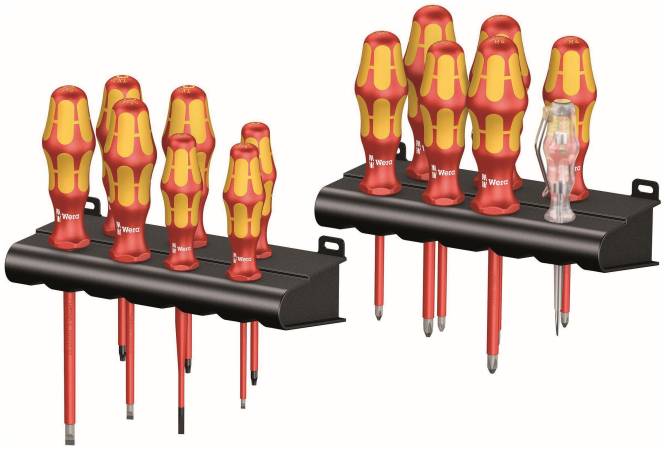 Wera VDE-Schraubendreher-Satz 14-tlg. Schraubendreher 05105631001 Install.Baumaterial Werkzeug