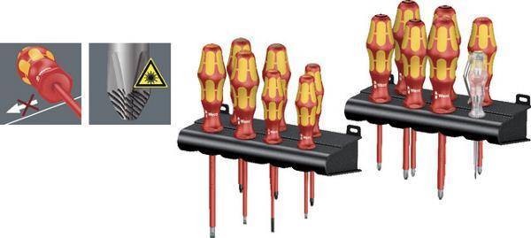 Wera VDE-Schraubendreher-Satz 14-tlg. Schraubendreher 05105631001 Install.Baumaterial Werkzeug