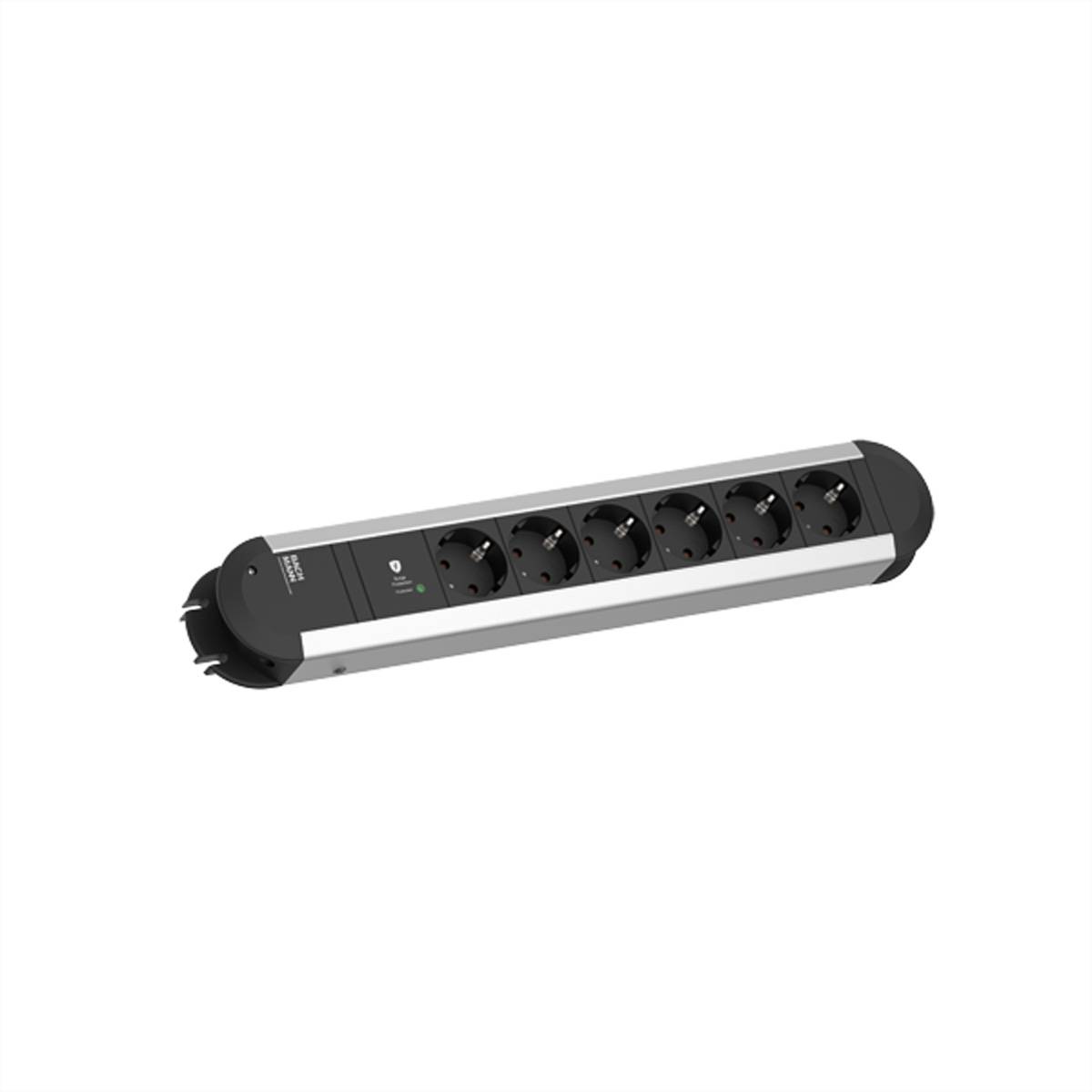 BACHMANN PRIMO 6xCEE7/3 1xSPD-Plus 2,0m CEE7/7 Steckdosenleisten Steckdosenleiste
