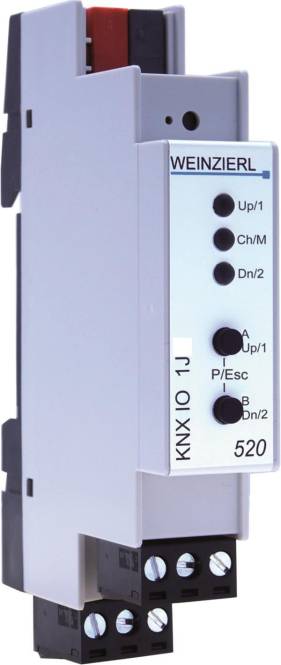 Weinzierl KNX IO 520 Jalousieaktor 5225 Binär 2Eing. 1Ausg. Logik-u.Timerfunkt. Install.Baumaterial