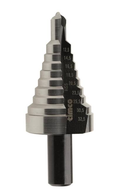 Cimco HSS-Stufenbohrer M12-32 201275 für Verschraubung Install.Baumaterial Werkzeug Messgeräte