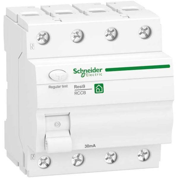 GS FI-Schalter 4x63A-0,03A R9R22463 Resi9 Typ A Install.Baumaterial ZÃ¤hlerschr./Verteilg