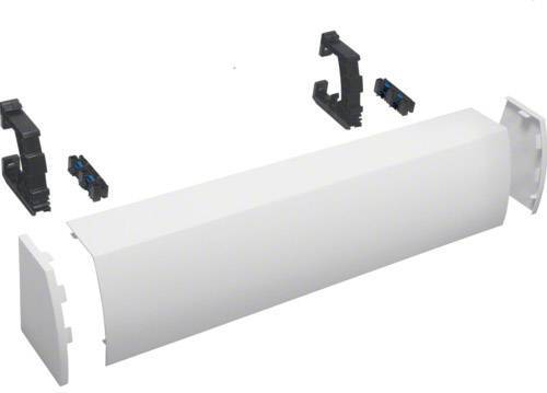 Hager Kabelrangierkanal 3feldig FZ443N ** aufsteckbar HxBxT176x800x135mm RAL901 Install.Baumaterial