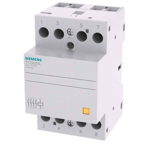 Siemens 5TT50500 INSTA SchÃ¼tz 4S Kontakt f.230AC 400V 63A Ansteuerung 230VAC Install.Baumaterial