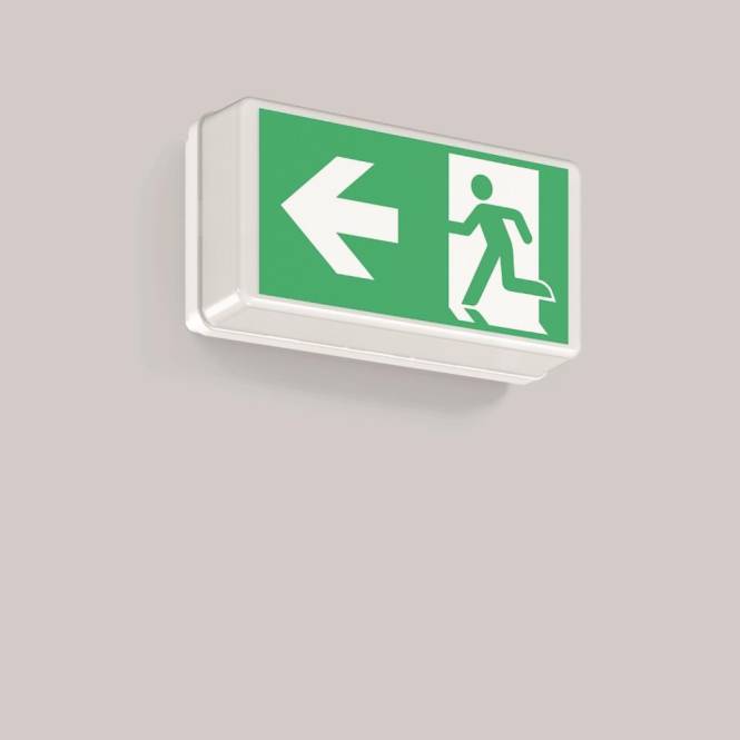 RZB Notleuchte GSUN 3 1/3/8h 652517.002 IP54 EKW 21m NFC Wandleuchte fl. Haube Techn.Licht/Wohnraum