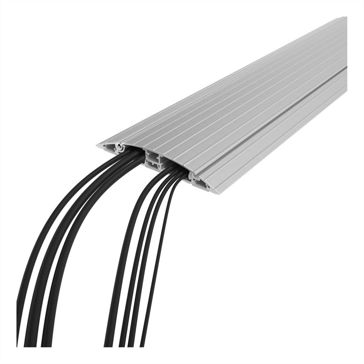 DATAFLEX Addit Kabelschutz, gerade 402, silberfarben, 60 cm Installation / Reinigung Kennzeichnung