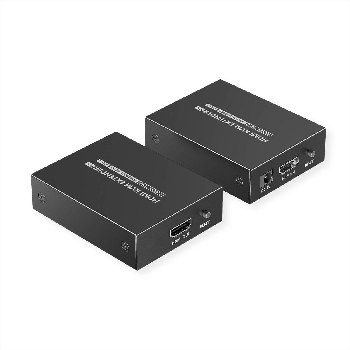 VALUE KVM Verlängerung über Cat.6/6A, HDMI 4K30, max. 40m Signalsteuerung KVM
