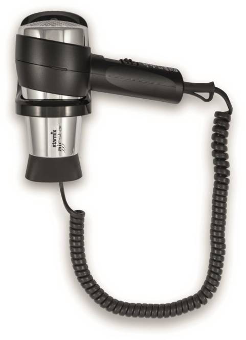 Starmix TFCW 16 Handhaartrockner schwarz/chrom Nr. 013039 Hausgeräte Kleingeräte Haarpflege