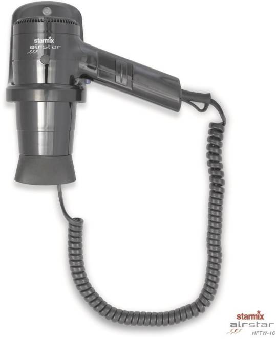 Starmix HFTW 16 sw Handhaartrockner 1600W m.Wandhalter Nr. 012964 Hausgeräte Kleingeräte