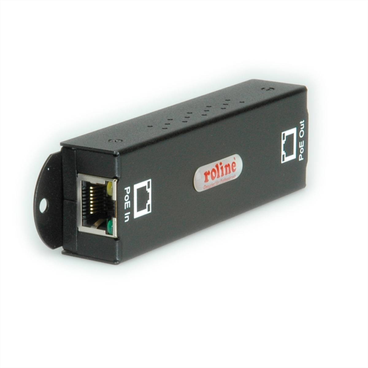 ROLINE Gigabit PoE+ Extender PoE Adapter PoE-Extender