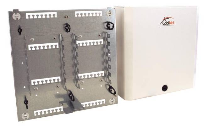 CobiNet 112698 VKA4/Montagewanne Verteilergeh. Stahl f.140DA 333x333x115 Install.Baumaterial