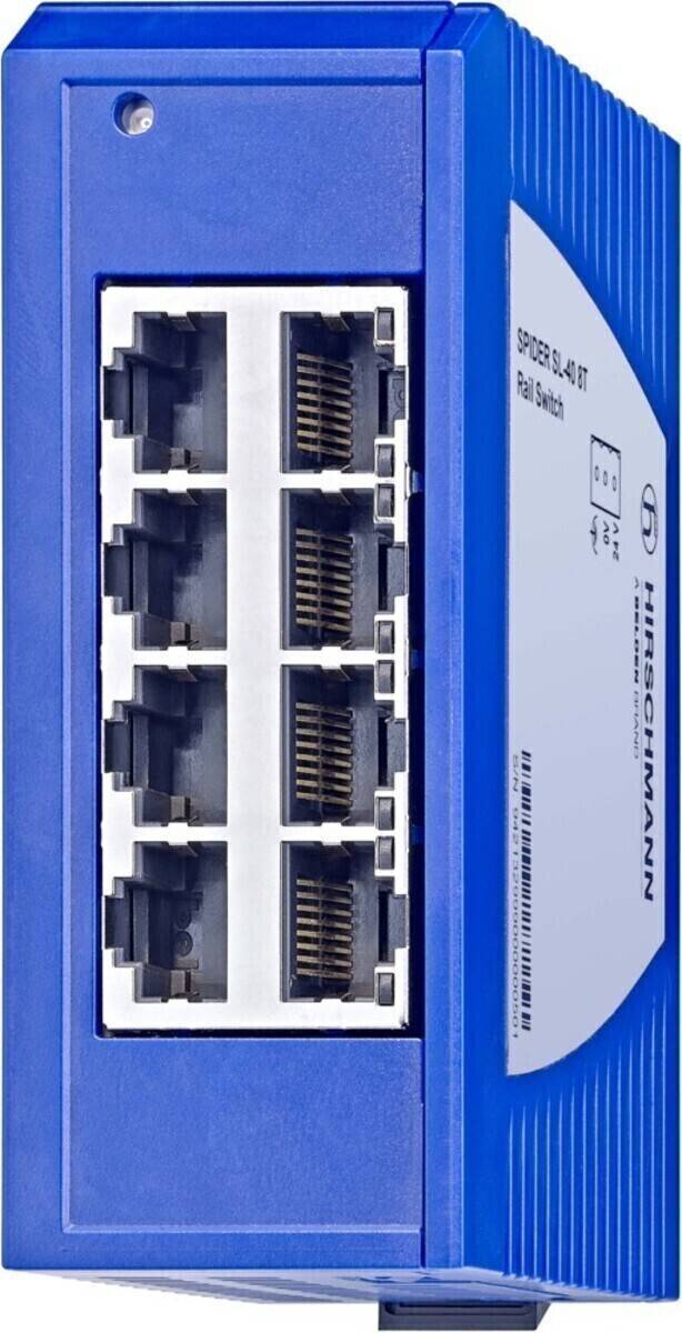 HI SPIDER Railswitch unmanaged 942132001 SL-20-05T1999999SY9HHHH 5x10/100Base-TX Install.Baumaterial
