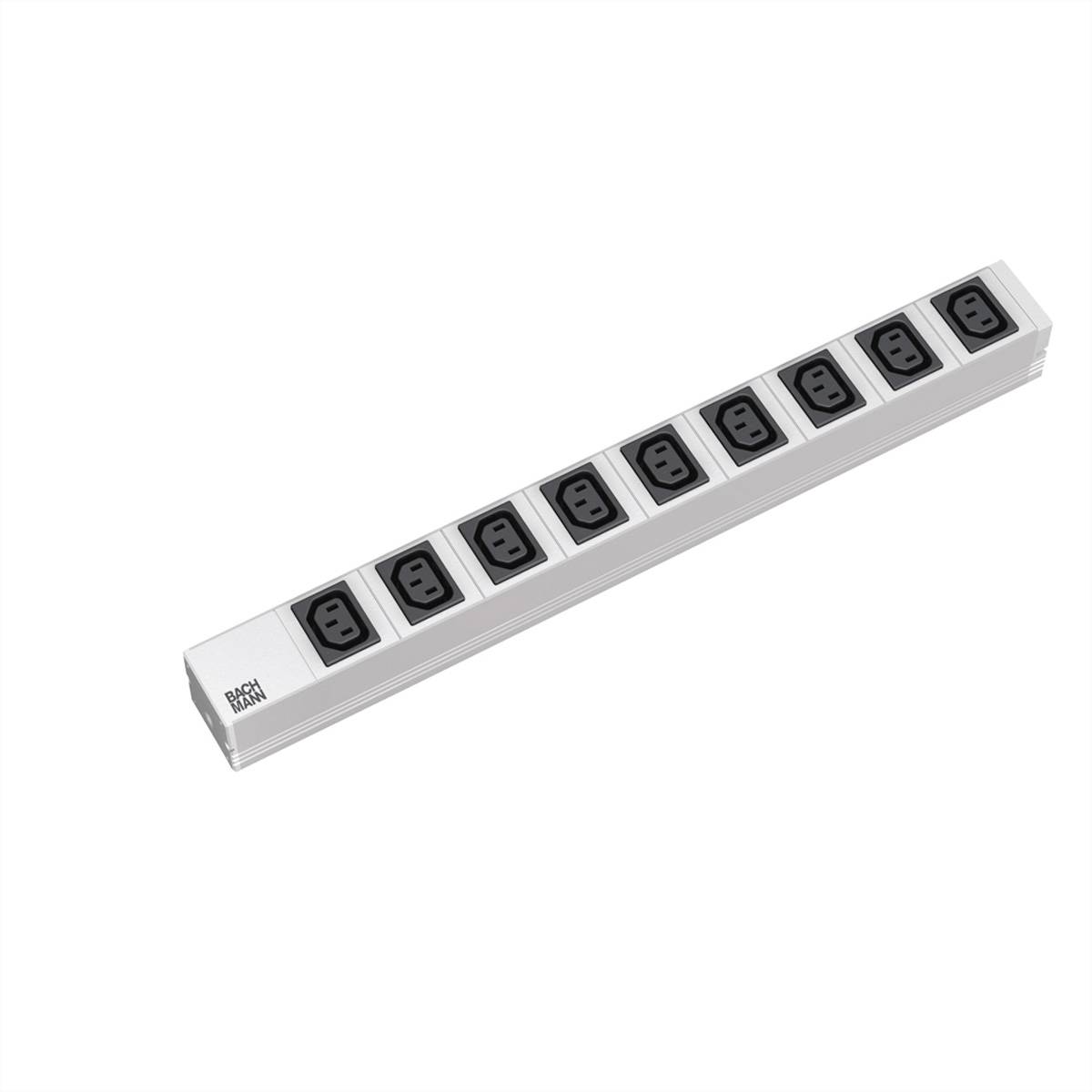 BACHMANN 19 Steckdosenleiste, 9x C13 Buchse, C20 Stecker Steckdosenleisten 19