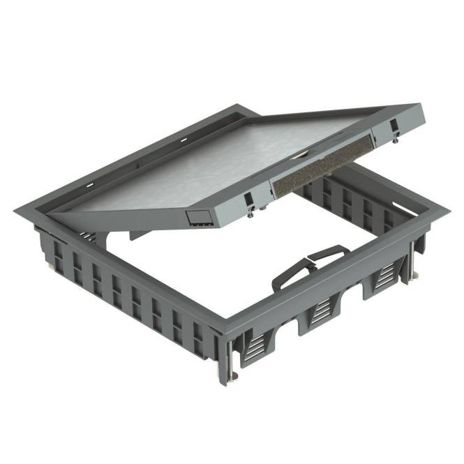 OBO GES9-3B U 7011 Geräteeinsatz f.Unimontage 264x264x67 PA 7405077 Install.Baumaterial