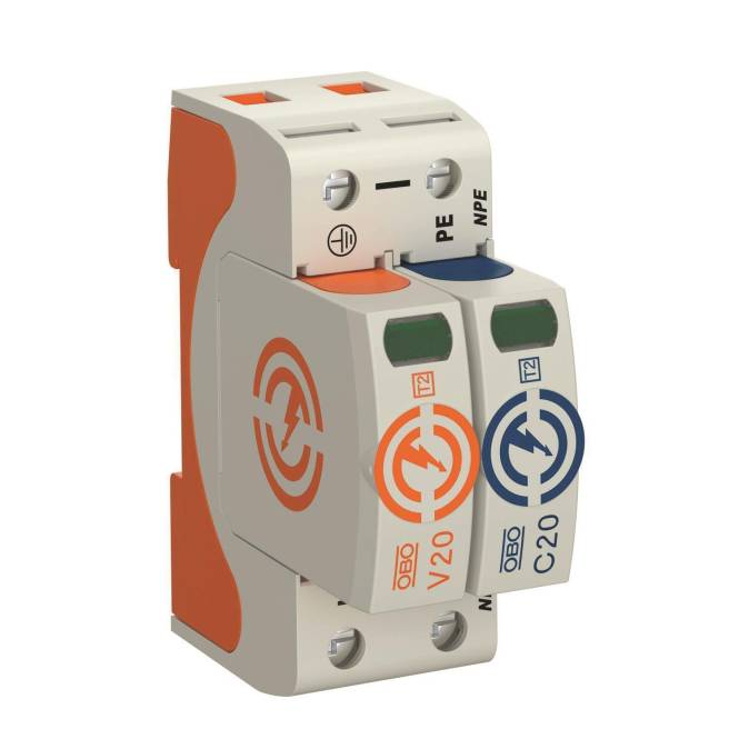 OBO V20-1+NPE-280 SurgeController V20 einpolig m.NPE 280V 5095251 Install.Baumaterial