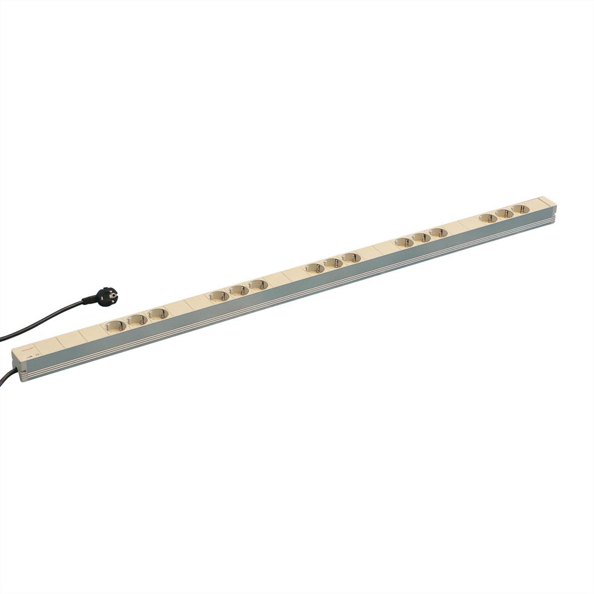 SCHROFF Schutzkontakt-Steckdosenleiste - STECKDL.Schutzkontakt 15DO. 1202LG 19 SchrÃ¤nke &amp,