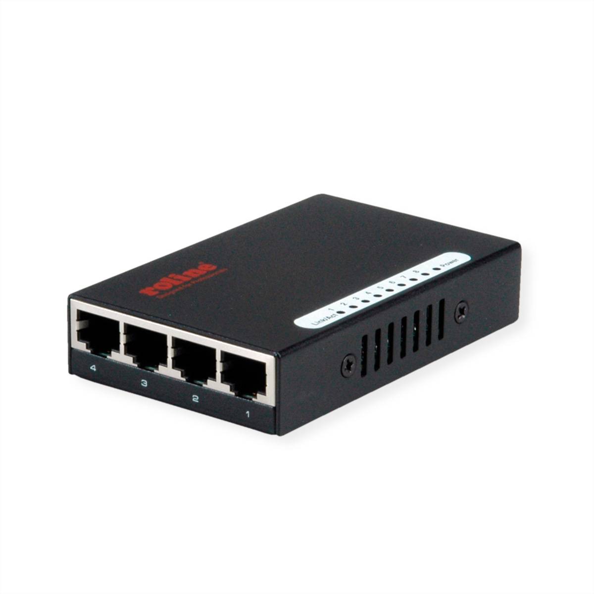ROLINE Gigabit Ethernet Switch, Pocket, 8 Ports Netzwerk-Switches Netzwerk-Switch