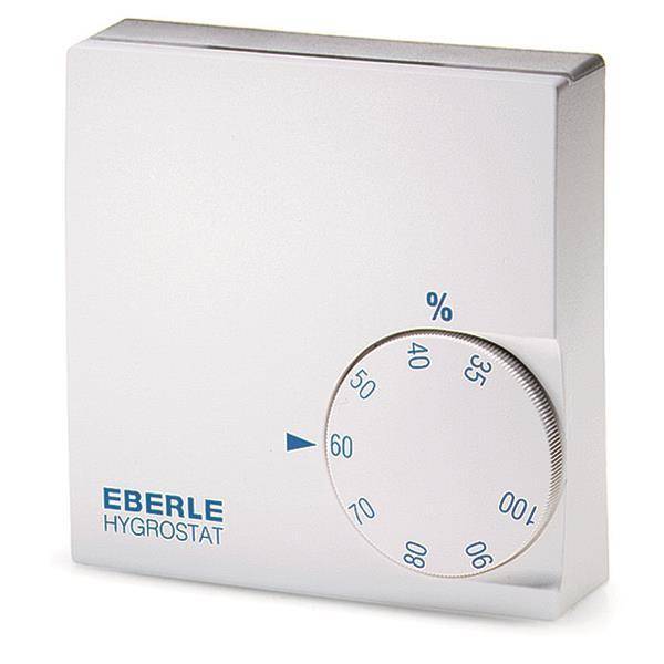 Ein Hygrometer mit einer sich drehenden Anzeige, auf der Feuchtigkeitswerte von 35% bis 80% angezeigt werden. Auf dem Gerät sind die Marke 