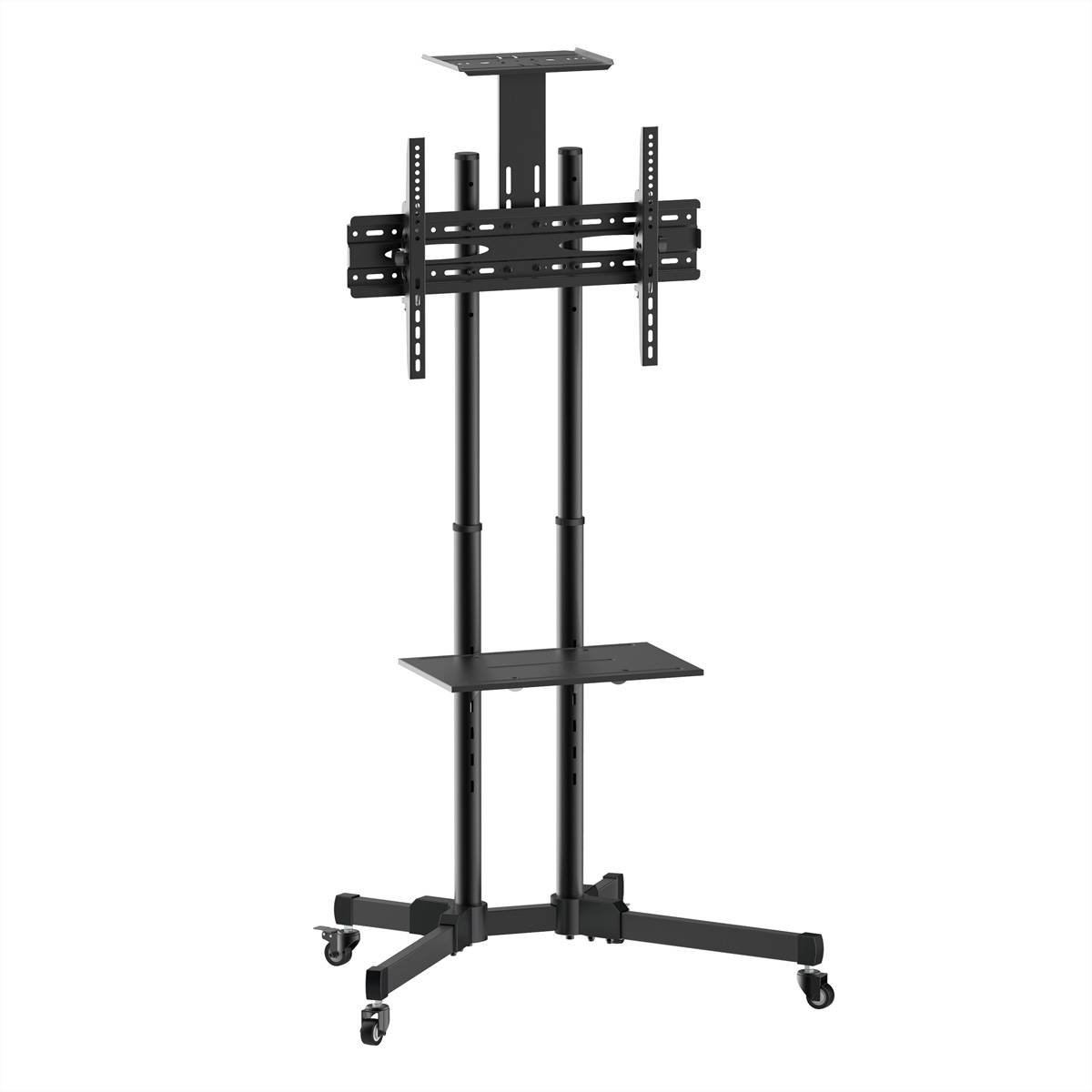 VALUE LCD-/TV-Rollständer, 37-70 Zoll, bis 50 kg, schwarz LCD-Monitorarme Rollständer