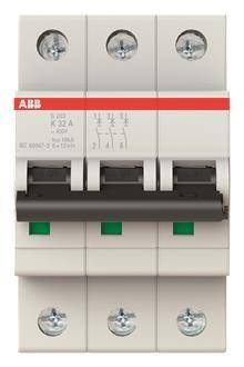 ABB Compact Automat S203-K 32A 3-polig GH S203 0001 R0537 Install.Baumaterial Zählerschr./Verteilg
