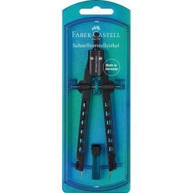 FABER-CASTELL Zirkel Schnellverstell. Factory blau Multimedia-Technik Zeichnen,Malen,Basteln