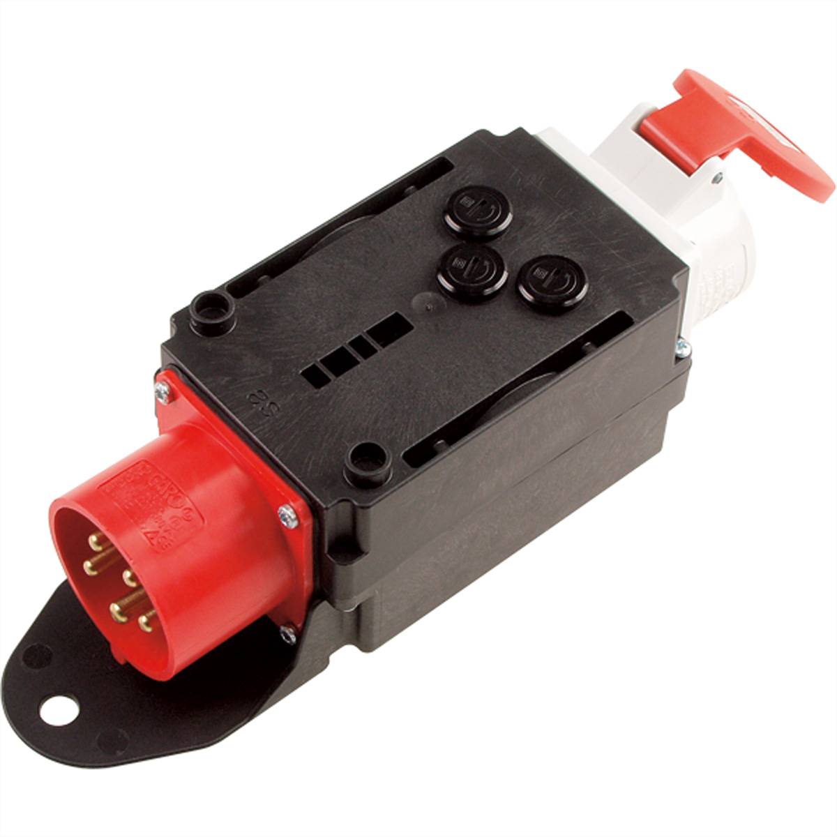 BACHMANN CEE-Adapter 32A 400V IP44, 1x32A 5p400V Steckdosenleisten Stromverteiler