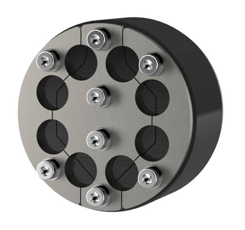 HAUF Ringraumdichtung fÃ¼r 5 Kabel HRD 100-SG-2/8-30- 3/4-16,5 Install.Baumaterial Rohre