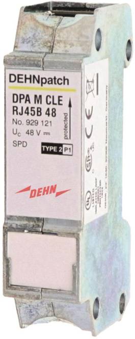 Überspannungsschutzgerät mit Bezeichnung „DEHN