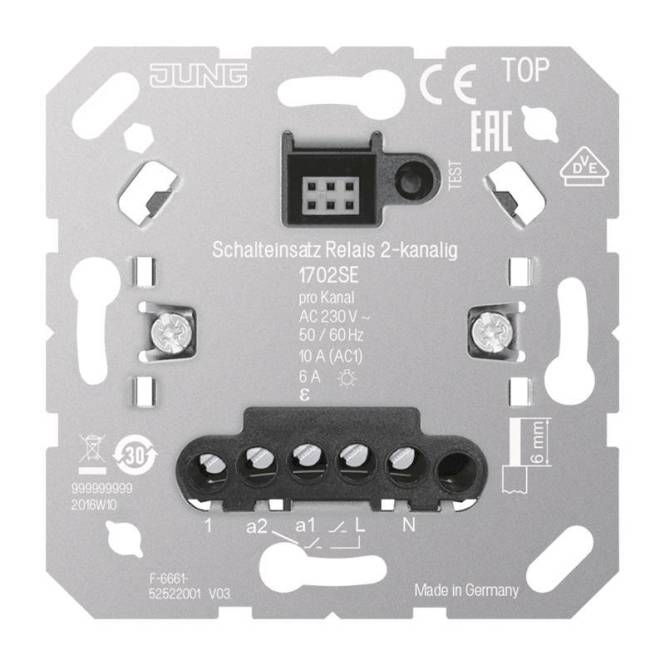Jung Schalteinsatz Relais 1702SE Install.Baumaterial Schaltermat/Geb.Steu Bewegungsm.Dämmerung