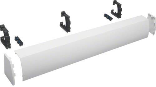 Hager Kabelrangierkanal 5feldig FZ445N aufsteckbar HxBxT176x1300x135mm RAL9010 Install.Baumaterial