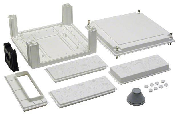 Hager Kabelanschlusskasten univers U84LU 324x307x149 IP54 SKII unten leer Install.Baumaterial