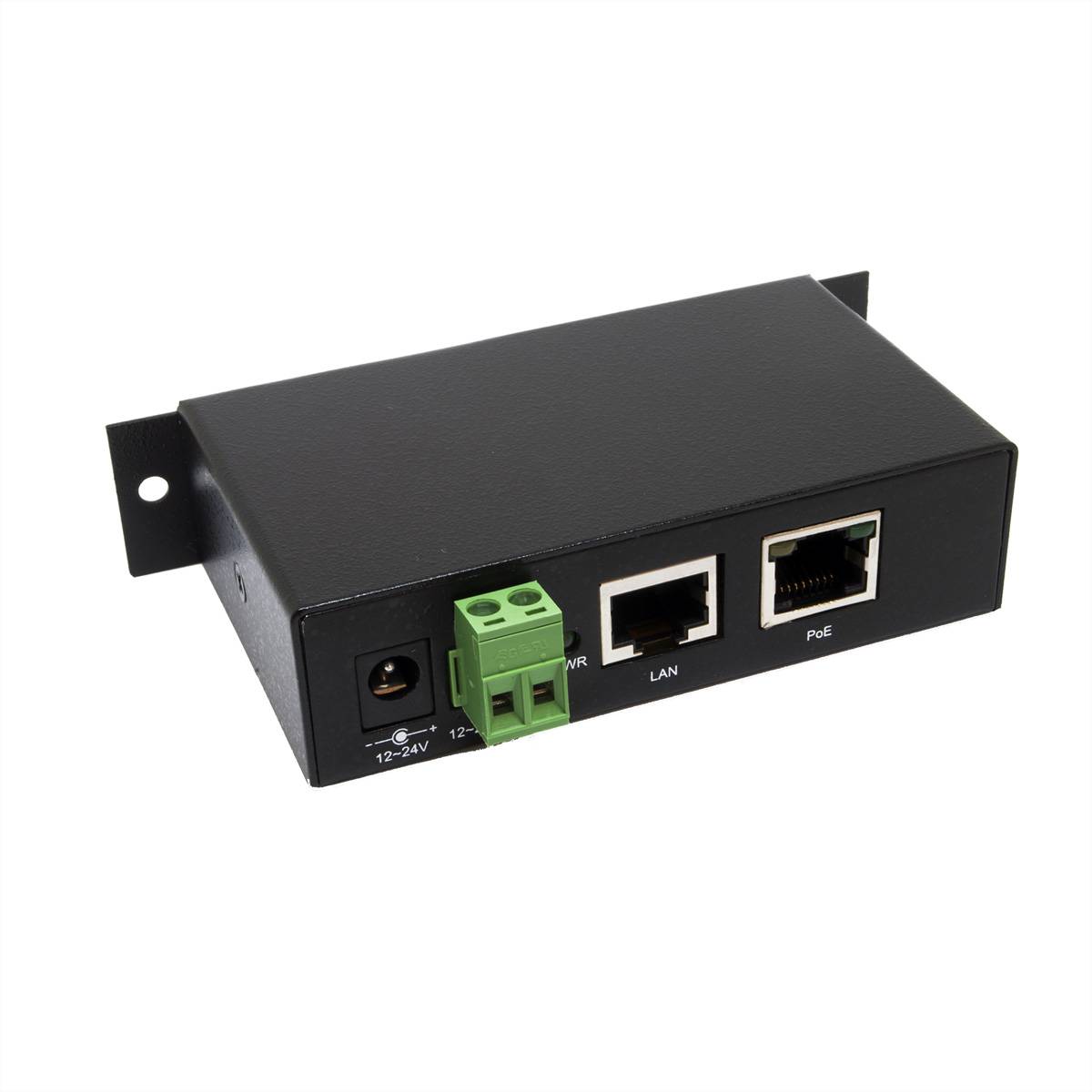 EXSYS EX-6007PoE PoE Gigabit Injektor Metall Gehäuse inkl. Netzteil PoE Adapter PoE